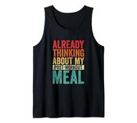 Already Thinking About My Post-Workout Meal Funny Gym Tank Top