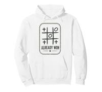 Already Won Jesus Cross Minimal Faith Pullover Hoodie