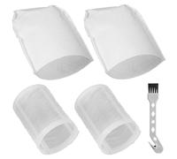 Alrens 2 Pre-Filter + 2 Filters for Makita CL100/106/180 DCL180 Vacuum Cleaner Accessories, Pre-Filter Part 451208-3, Filter Part 443060-3, Household Battery Vacuum Cleaner Dust Bag with Cleaning