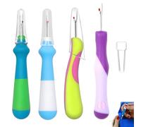 Alrens 4pcs Stitch Unpicker Tool Colorful Quick Unpick Unpicker Sewing Tool with Ergonomic Handles for Sewing Crafting KnittingEmbroidery