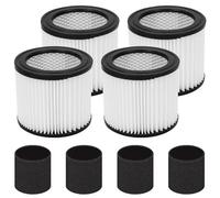 Alrens 90398 HEPA Replacement Filter & 90585 Foam Sleeve Filter for Shop-Vac Hangup Wet Dry Vacuum Cartridge Filter 90398, 903-98, 903-98-00, 9039800 Type AA