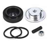 Alrens Car Plug Grommet Kit Cap Rear Wiper Delete Kit with O-Rings Screw and Nut, Fit for Most Vehicles Universal Car Rear Wiper Block Cover, Waterproof Car Wiper Delete Plug for Tailgate Hole