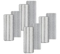 Alrens Flat Mop Replacement Pads Compatible with JOYMOOP, Oshang Flat Mop, Microfiber Cleaning Pads for All 13" X 4.8" Squeeze Flat Floor Mop, Washable and Reusable Microfiber Mop Pads(4+4)