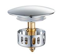 Alrens Pop Up Bath Plug Replacement Hair Catcher for Shower Drain Kitchen Sink Plug Bathtub Stopper and Tub Bath Drain Hair Catcher Anti-Clogging Design Sink Tub Stopper for Bathroom Kitchen Shower