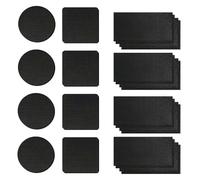 Alrens rug gripper for carpet, 16 Pairs rug to carpet gripper Non-Slip Rug Stickers, Reusable Washable carpet grippers for rugs on top of carpet, rug gripper for carpeted floor, carpet rug gripper
