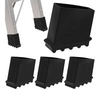 Alriedy 4pcs Ladder Feet 50x25mm Rubber Ladder Feet Non-Slip Ladder Foot Covers Universal Folding Ladder Rubber Protection Caps DIY Ladder Feet Folding Ladder