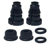 Alriedy 6PCS Brake Clutch Slave Master Cylinder Pipe Connector Joint Clip Seal Gasket Repair Kit Radiator Mounting Rubber Grommets 1K0798741 for VW Golf Bora Santana Polo Jetta Skoda
