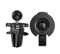 Alriedy Adjustable Air Valve Holder for Garmin DriveSmart 50 51 55 60 61 65 66 70 71 76 and Drive 40 50 51 52 53 55 60 61 GPS Sat Nav Vent Clip + Car Mount
