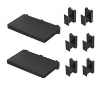 Alriedy Pack of 2 Shelves for Acoustic Panels, Plant Shelf, No Drilling for Slats, Wall Panels, Wall Shelf for Flower Pot & Decoration, Acoustic Panels Accessories (15 x 8 cm)