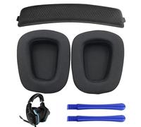 Alriedy Pack of 3 Replacement Ear Pads for G935 G633 G933 G635 G633S G933S Gaming Headset, Logitech Ear Pads, Ear Pads for G933 G633 Headphones (Headband + Ear Pads)