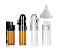 Alriedy Pack of 5 Powder Dispenser, Spice Powder Tool, Dispenser, Includes 2 Spice Powder Dispenser Tools, 2 Storage Bottles with Spoons, 1 Mini Funnel, Portable Kitchen Utensils