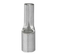 Alriedy Pin cable lug, 10 mm², made of pure copper, galvanised, tin-plated, uninsulated crimp connector according to DIN 46230, pack of 10 for reliable connections in electrical engineering