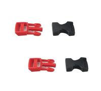 Alriedy Set of 2 Helmet Chin Clips - High Quality Chin Clasp with Plug Lock | Compatible with ABUS Helmet, Road Bike Helmet & Bicycle Helmet | Secure & Comfortable Closure for Motorcycle, MTB & E-Bike