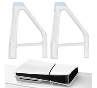 Alriedy Stand for PS5 Horizontal Stand for PS5 Slim, Compatible Holder with Non-Slip Cooling Feet, Horizontal Placement for PS5 Slim Console, Ideal PS5 Accessory for Disk Edition