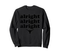Alright Alright Texas Bull Cowboy Western Design Sweatshirt