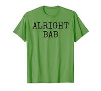 Alright BAB - Birmingham & West Midlands Greeting - Brummie T-Shirt, Men, Grass Green, Medium