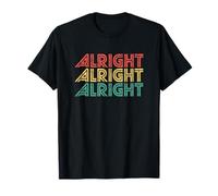 Alright Retro 70's Distressed Vintage Classic Seventies T-Shirt