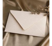 ALRIUS 5/10pcs Vintage Linen Envelopes DIY Postcard Wedding Invitation Card Cover Gift Wrap Envelopes Stationery Office Supplies