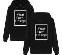 ALRRGPB Custom Hoodie for men&women Personalized Sweatshirt Your Own design image/text print Hooded Front & Back