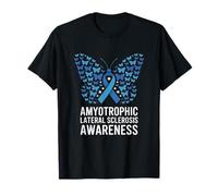 ALS Awareness Butterfly Amyotrophic Lateral Sclerosis T-Shirt