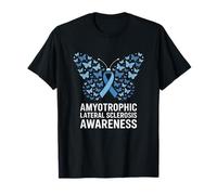 ALS Awareness Butterfly Amyotrophic Lateral Sclerosis T-Shirt