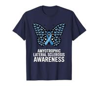 ALS Awareness Butterfly Amyotrophic Lateral Sclerosis T-Shirt