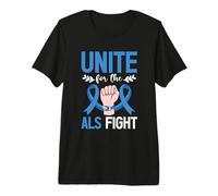 ALS Awareness Products for ALS Patients ALS Awareness Premium T-Shirt