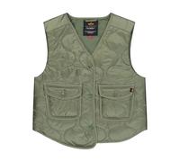 Als Gilet W - female - Alpha Industries - Waistcoats - Green - M - Jackets M