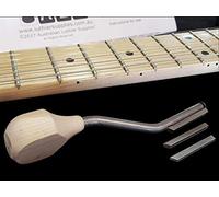 ALS Guitar Fret File Set with Instructions - 3 in 1 Fret File Made in USA by Gurian - Instructions by Australian Luthier Suppies