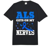 ALS Warrior Amyotrophic Lateral Sclerosis Comfort Colors Adult Heavyweight T-Shirt