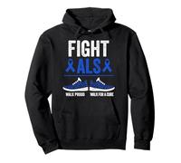 ALS Warrior Amyotrophic Lateral Sclerosis Pullover Hoodie