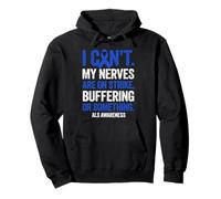 ALS Warrior Amyotrophic Lateral Sclerosis Pullover Hoodie