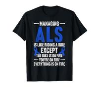 ALS Warrior Amyotrophic Lateral Sclerosis T-Shirt