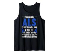 ALS Warrior Amyotrophic Lateral Sclerosis Tank Top