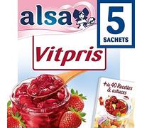 Alsa - Fruit Pectin Gelling Agent for Jams, Jellies and Fruit Pastes - 188g - Discount Price - Gift Option