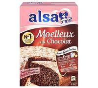 Alsa Préparation Gâteau Moelleux Chocolat (lot de 4)