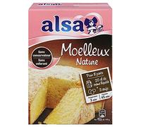 Alsa Préparation Gâteau Moelleux Nature (lot de 4)