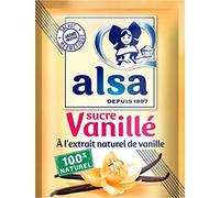 Alsa - Sucre Vanillé à l'extrait Naturel de Vanille - Vanilla Sugar - 6 sachets