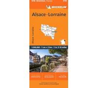 Alsace Lorraine - Michelin Regional Map 516 (Michelin Maps, 516)