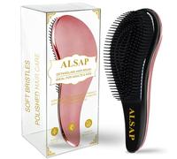 ALSAP Detangle Hair Brush - Ideal Hairbrush for Adults & Kids - Easy to Hold hairbrush for curly hair, Wet, Dry & Straight Hairs - Detangler Hair Brush Women & Men (Rose Gold)