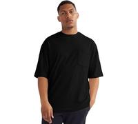 Alse Studio Men's Cotton Premium Quality Oversized T-Shirt With Chest Pocket in Black | Size: Medium Alse Studio Black M