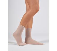 Alse Studio Women's 3Pair Modal Rich Super Soft Seamless No Elastic Ankle High Socks in Beige | Size: 4-7 Alse Studio Beige 4-7