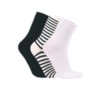 Alse Studio Women's 3Pair Modal Rich Super Soft Seamless No Elastic Ankle High Socks in Jet Black | Size: 4-7 Alse Studio Jet Black 4-7