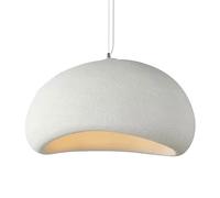 ALSEY Nordic Denmark Art Pendant Light Modern Creative Resin Ceiling Lamp Suitable for Interior Design of Loft Homestay Study Bedrooms Bars Shops (White-Chandelier)