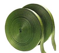 Alshurlife 2 Rolls Green Tree Tie Strap 3/4'' x 100' Garden Tie for Staking and Guying, Soft Garden Tie Plant Tree Tie Webbing, 1,500 Lbs Strength