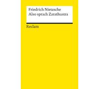Also Sprach Zarathustra - Ein Buch Fur Alle Und Keinen