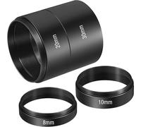 Alstar Astronomical 2"/M48-extension Tube Kit for Cameras and eyepieces -M48x0.75 on Both Sides - Length 8mm 10mm 20mm 30mm - for Better Astronomical Photography
