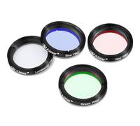 Alstar Deluxe Telescope LRGB 1.25 Inch Filter Set - Colour Filters for Use with Monochrome CCD Cameras - Give Stunning Astrophotographic Results