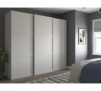 Alster 3 Door Sliding Wardrobe 3 Door Sliding White