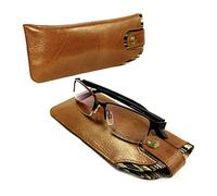 Alston Craig Vintage leather case for Glasses/Sunglasses Brown